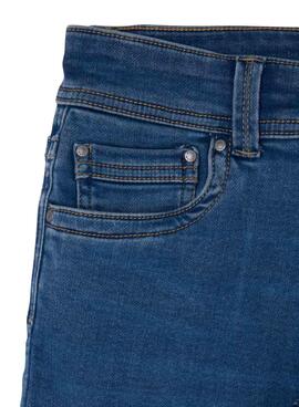 Bermuda Denim Pepe Jeans Tracker Azul para Menino