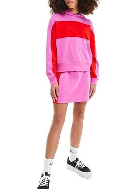 Sweat Calvin Klein Colorblock Rosa para Menina