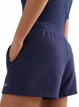 Short Tommy Jeans Essential Azul Marinho para Mulher