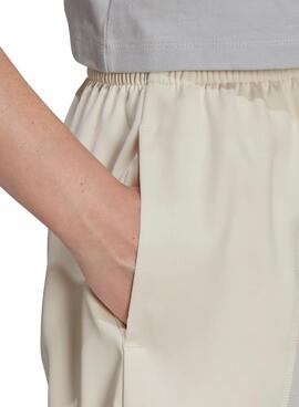 Short Adidas Adicolor Split Trefoil Beige y Cinza