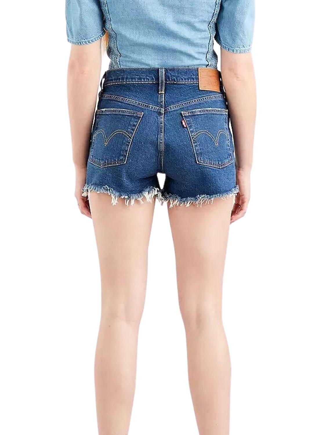 Short Jeans Levis 501 Original Azul para Mulher