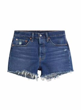 Short Jeans Levis 501 Original Azul para Mulher