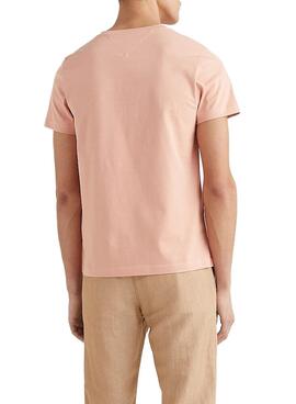 T-Shirt Tommy Hilfiger Logo Coral para Homem