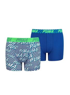 Pack Boxer Puma Basic Azul Para Menino