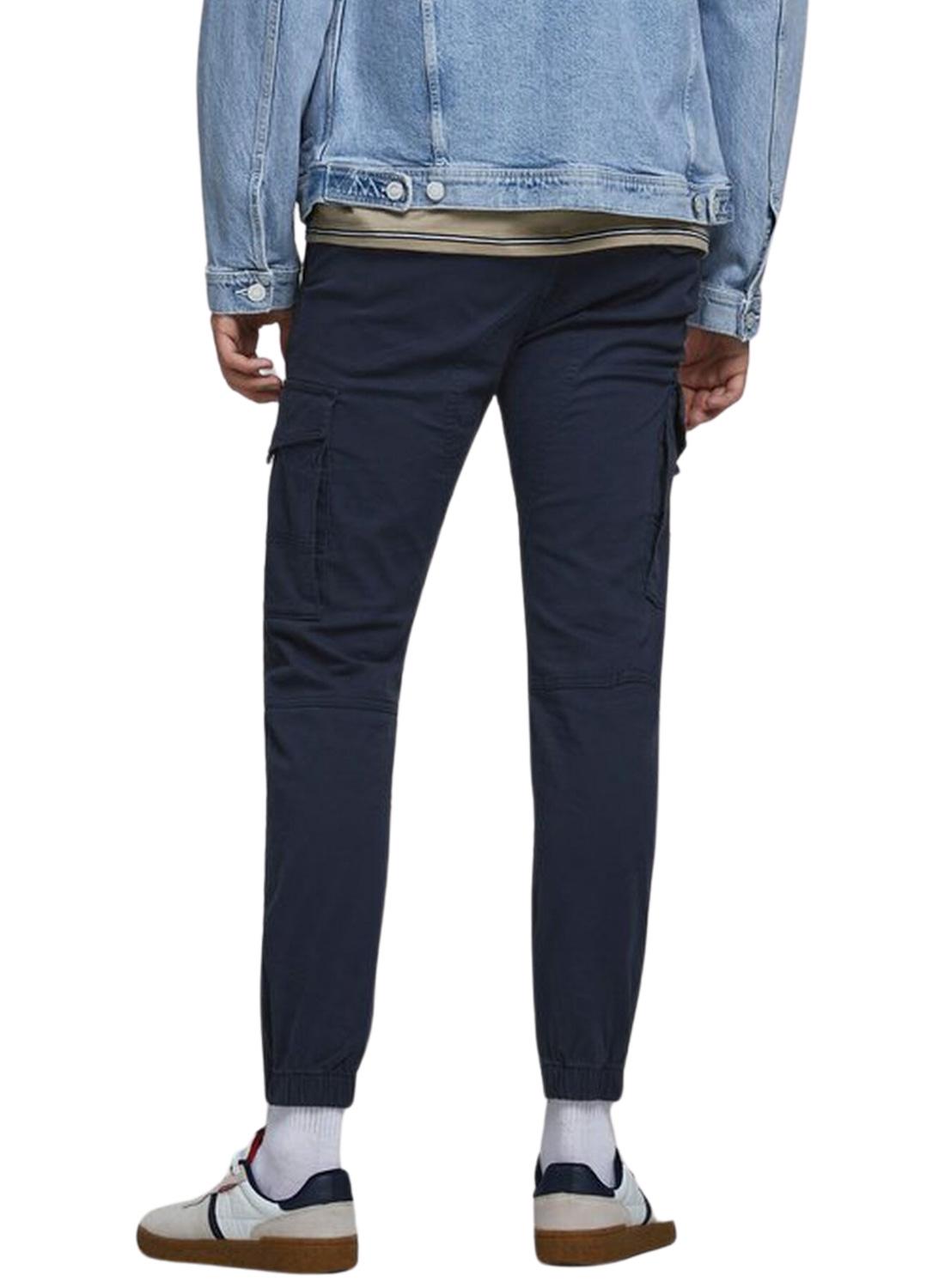 Calças Jack & Jones Paul Flake Cargo Azul Marinho