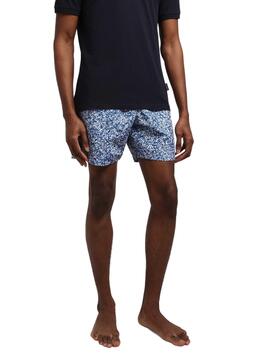 Swimsuit Napapijri Vail Estampado Flor Azul Homem