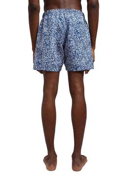 Swimsuit Napapijri Vail Estampado Flor Azul Homem