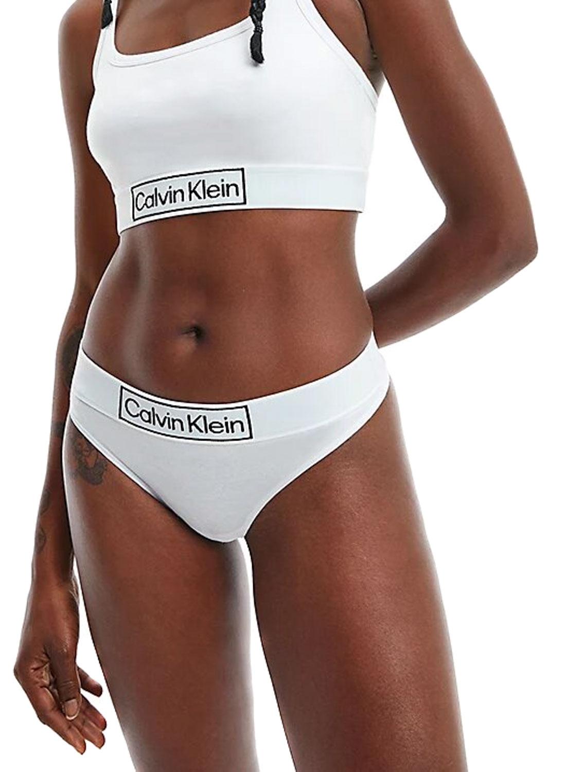 Calcinha Calvin Klein Branco para Mulher