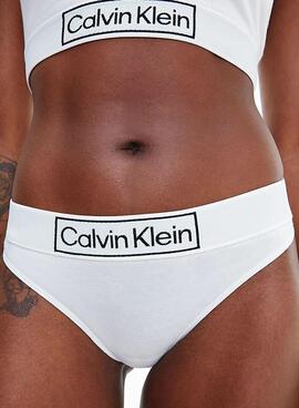 Calcinha Calvin Klein Branco para Mulher
