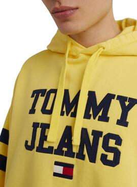 Sweat Tommy Jeans ABO POP Amarela para Homem