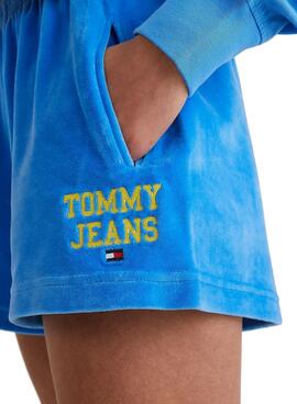 Short Tommy Jeans ABO POP Azul para Mulher