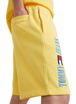 Bermudas Tommy Jeans ABO POP Amarelo para Homem