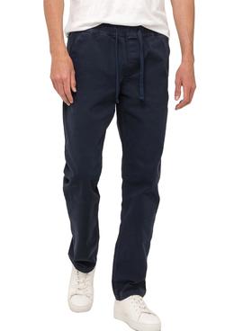 Pantalones Tommy Jeans Ethan Garment Azul Marinho Homem