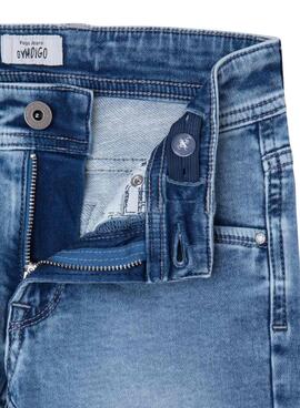 Bermuda Denim Pepe Jeans Cashed Azul para Menino
