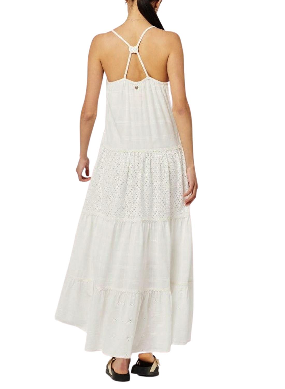 Vestido Superdry Vintage Lace Cami Branco Mulher