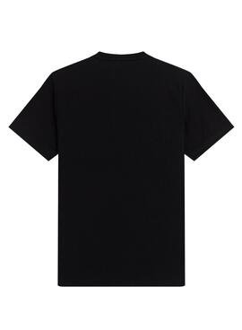 T-Shirt Fred Perry Graphic Preto para Homem