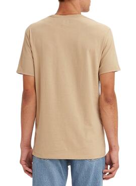 T-Shirt Levis SS Original HM Bege para Homem