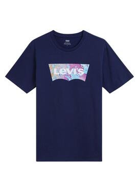 T-Shirt Levis Graphic Crewneck Marina Homem