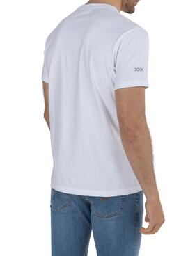 T-Shirt El Pulpo Patch Branco para Homem
