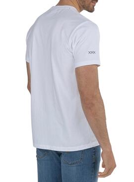 T-Shirt El Pulpo Basic Logo Branco para Homem