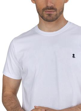 T-Shirt El Pulpo Basic Logo Branco para Homem