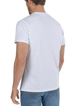 T-Shirt El Pulpo Hawaiian Branco para Homem