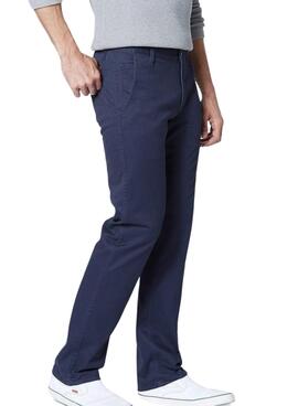 Pantalones Dockers Alpha Original Slim Azul Marinho