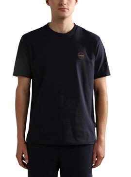 T-Shirt Napapijri S-Whale Marinha para Mulher