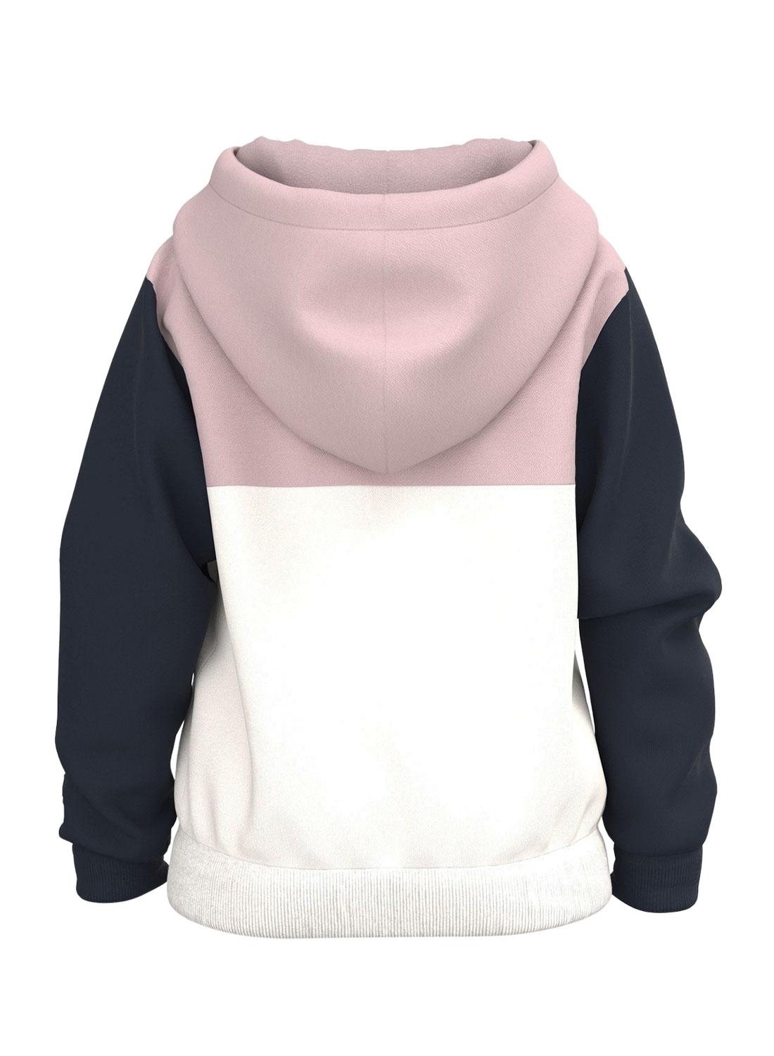 Sweat Name It Colorblock Rosa para Menina