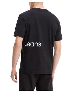 T-Shirt Calvin Klein Institutional Preto para Hom