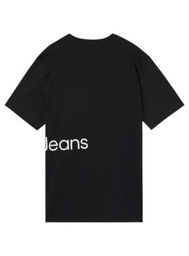 T-Shirt Calvin Klein Institutional Preto para Hom