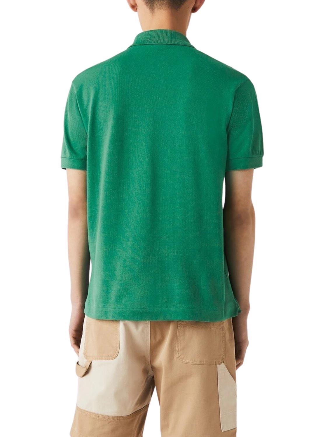 Polo Lacoste Basic Verde para Homem