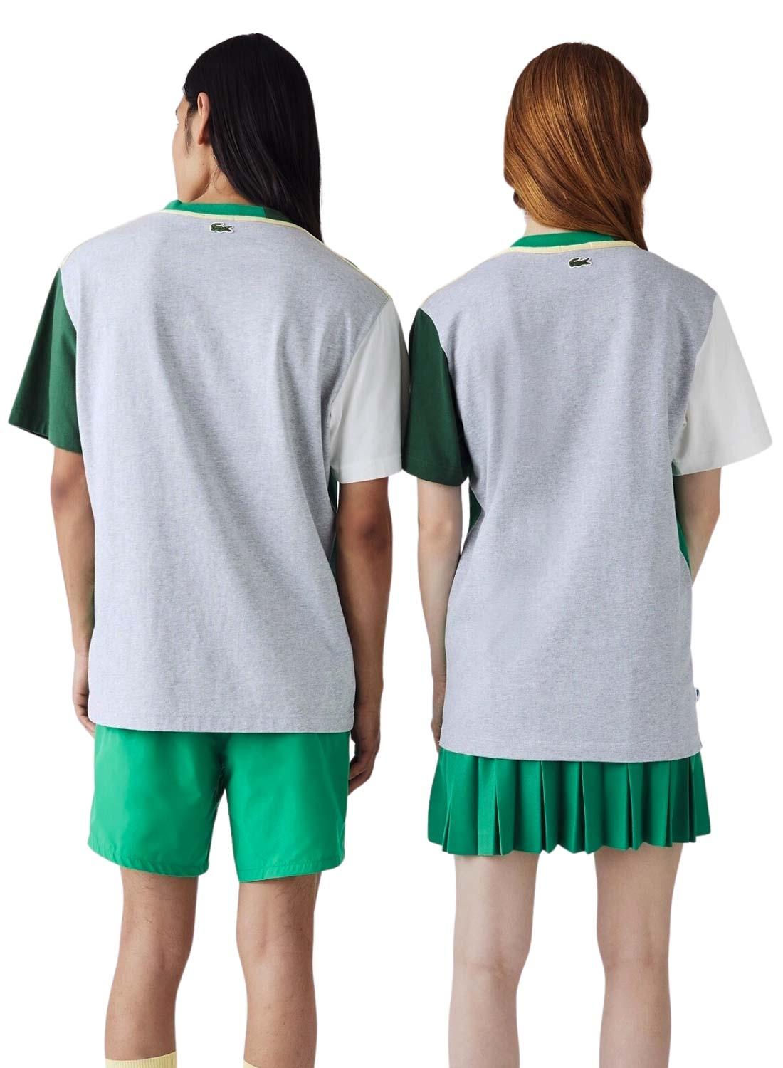 T-Shirt Lacoste Live Cor Block Verde