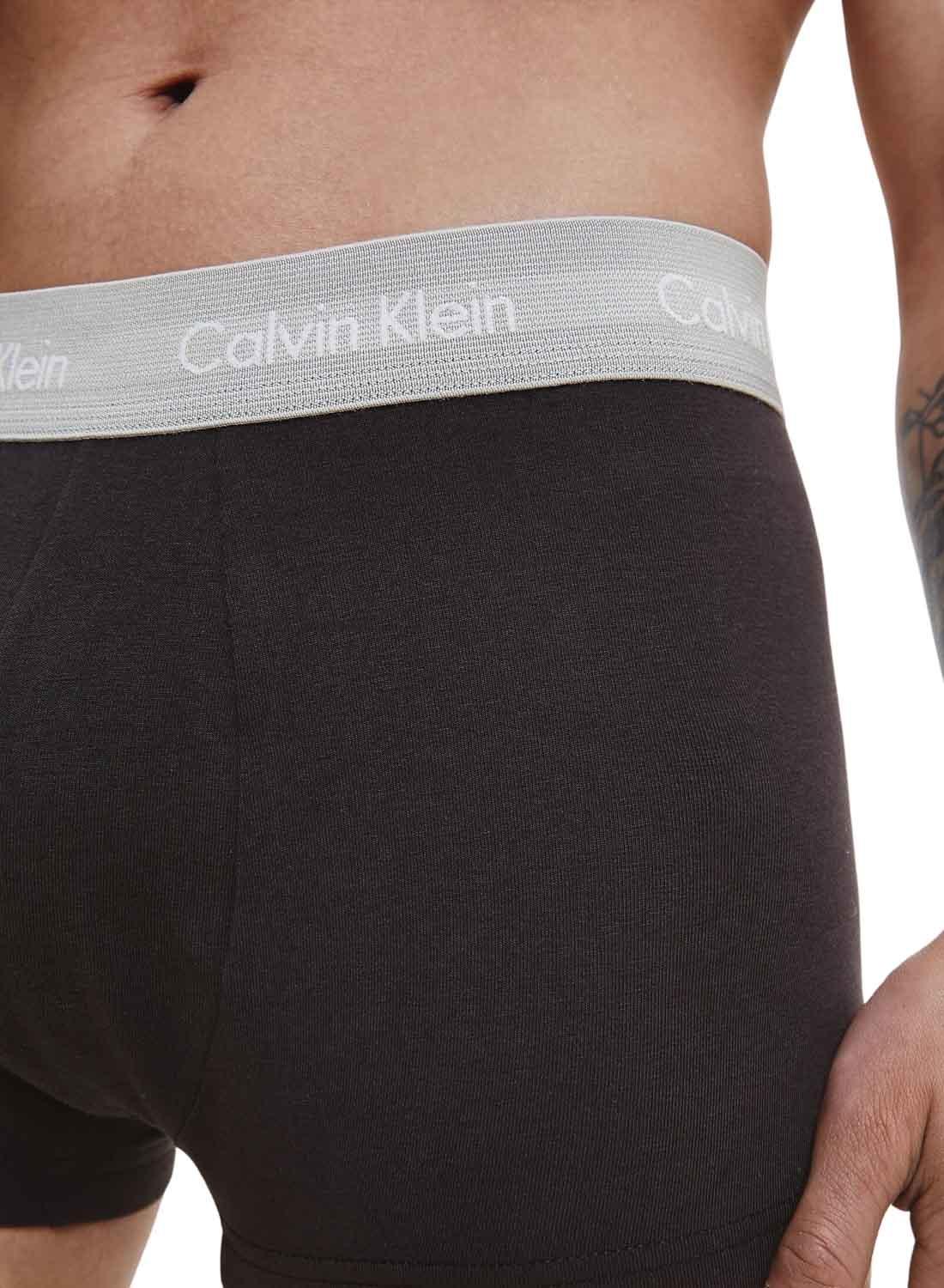 Pack Cuecas Calvin Klein Esboço Baixo Pretos