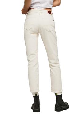 Jeans Pepe Jeans Mary  Branco Mulher