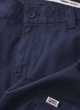 Calças Tommy Jeans Scanton Azul Marinho para Homem
