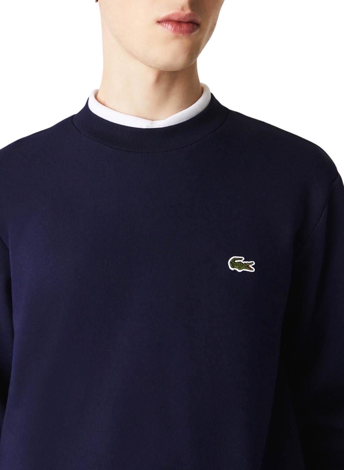 Sweat Lacoste Basic Azul Marinho para Homem