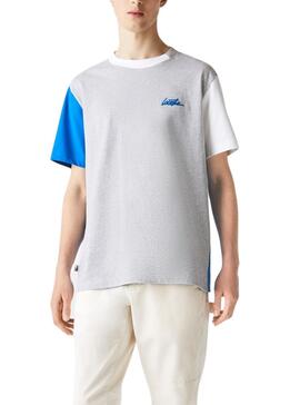 T-Shirt Lacoste Live Cinza para Homem