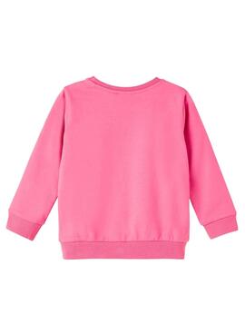 Sweat Name It Larainbow Rosa para Mulher