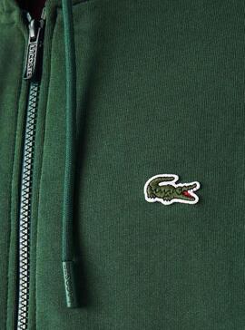 Sweat Lacoste Básica Verde para Homem