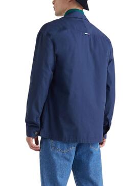 Overshirt Tommy Jeans Classic Solid Marina