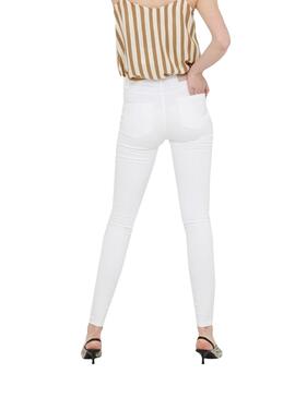 Jeans Only Royal Branco para Mulher