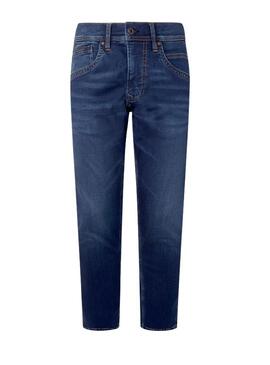 Jeans Pepe Jeans Track Slim Azul Homem