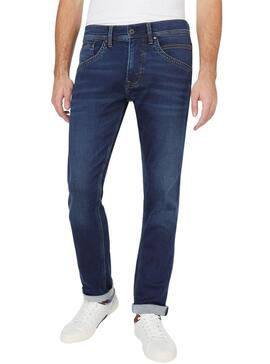 Jeans Pepe Jeans Track Slim Azul Homem