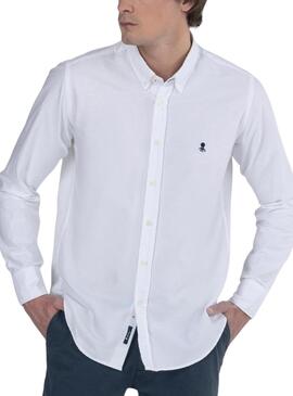 Camisa El Pulpo Oxford Branco para Homem