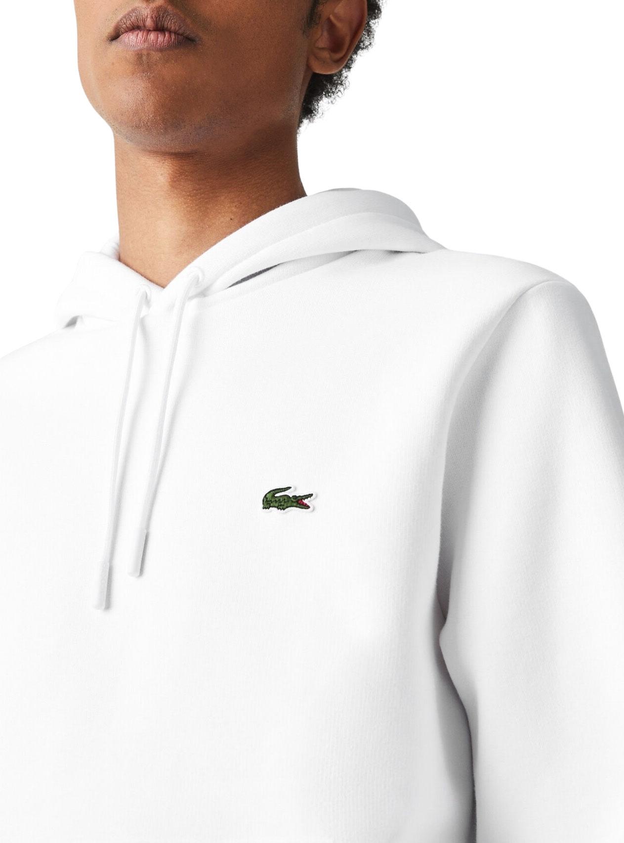 Sweat Lacoste Classic Fit Branco para Homem