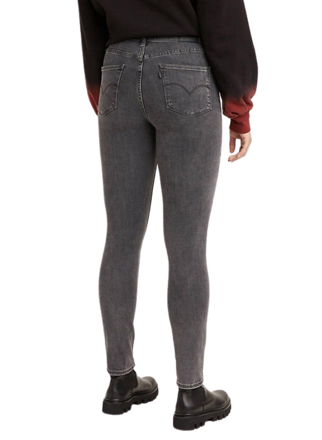 Calças Levis 721 High Rise Skinny Cinza Mulher