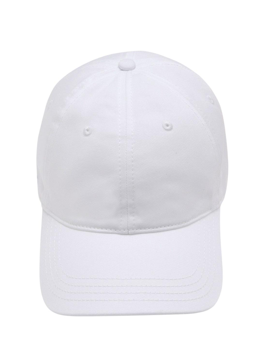 Gorro Lacoste Algodão Orgânico Unissex Branco