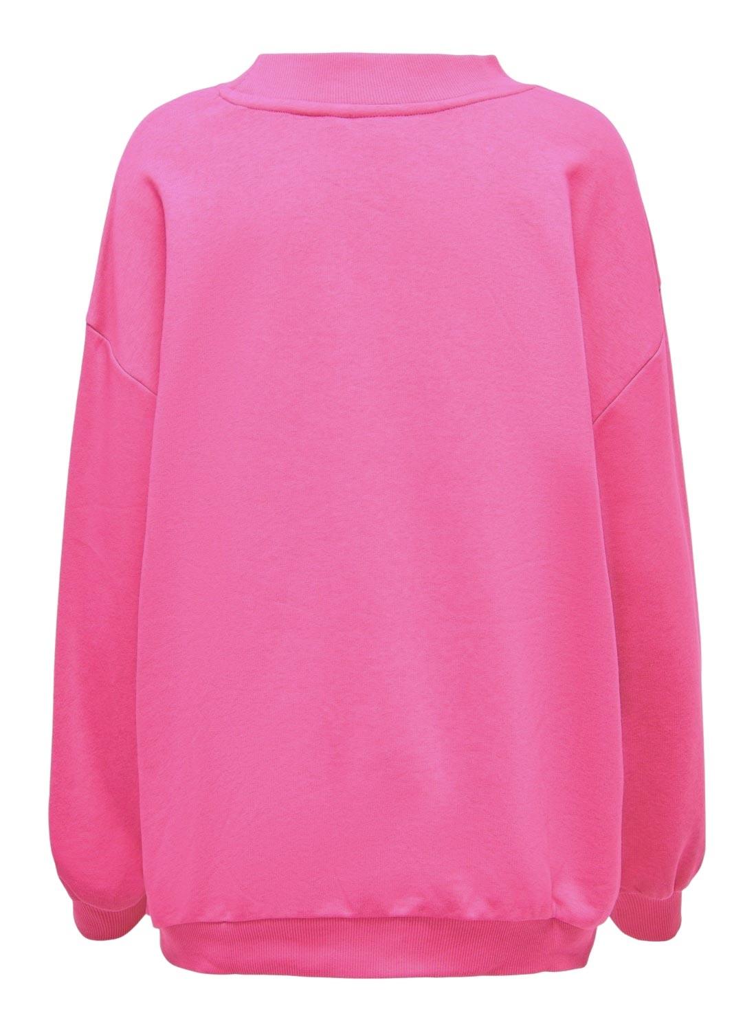 Sweat Only Luna University Fucsia para Mulher