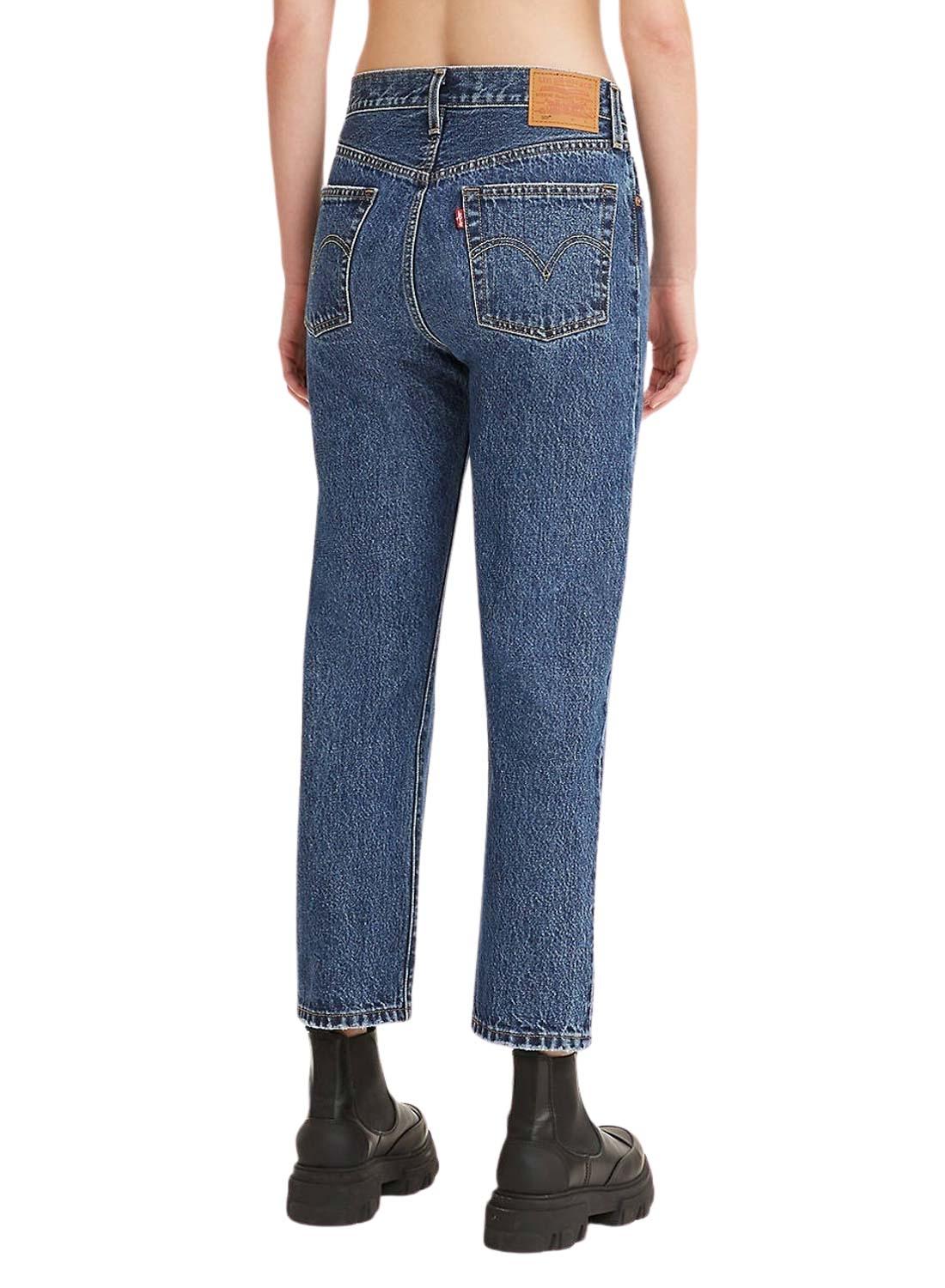 Jeans Levis 501 Crop Azul para Mulher